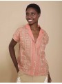 Blusa tejido en oro