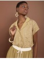Blusa tejido en oro