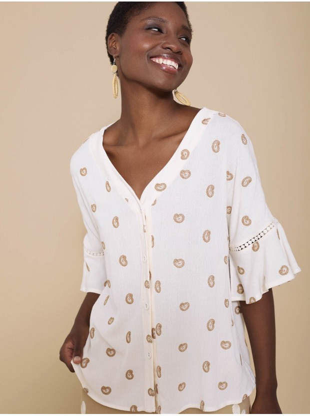 Blusa bordada