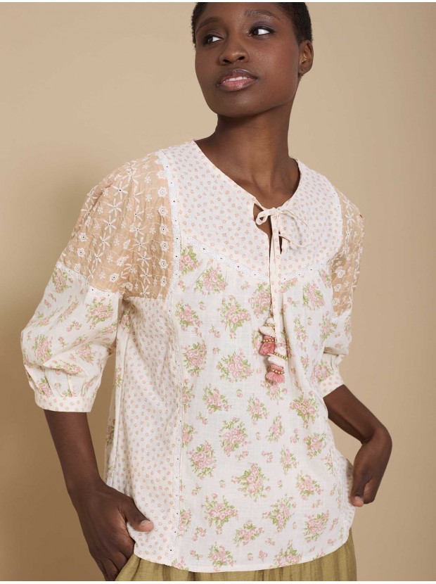 Blusa patchwork