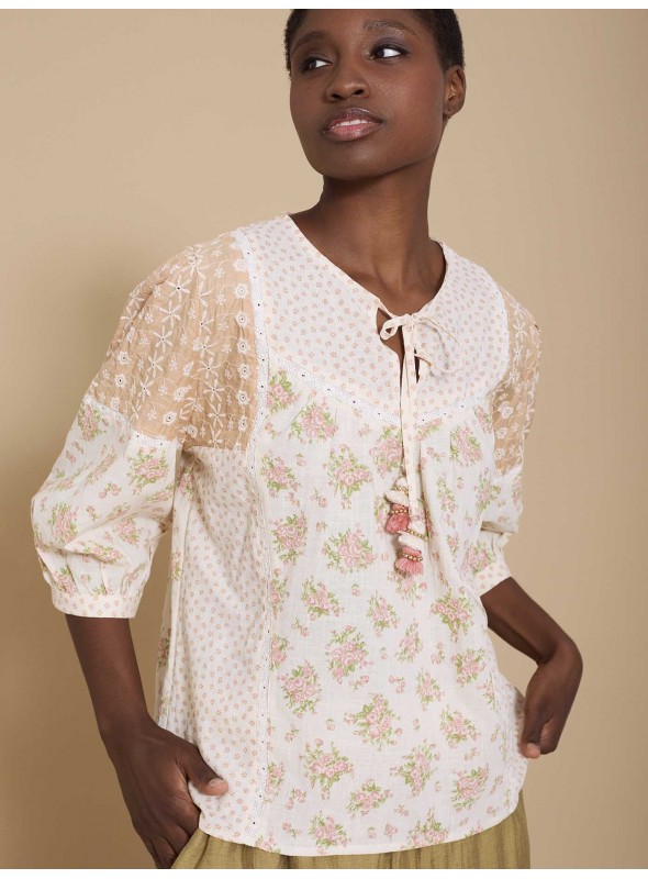 Blusa patchwork
