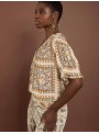 Blusa estampado totem