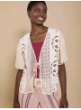 Blusa viscosa bordada