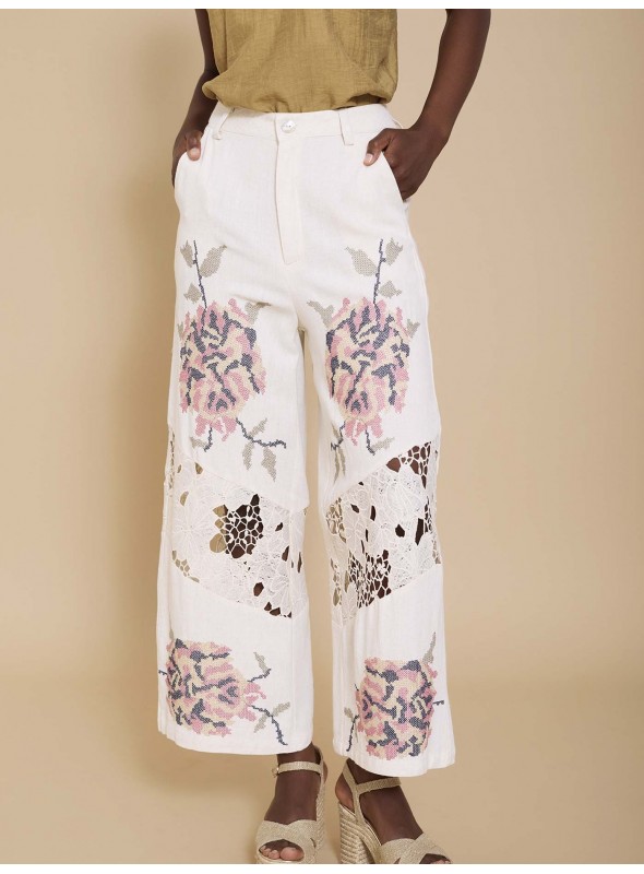 Pantalón encaje