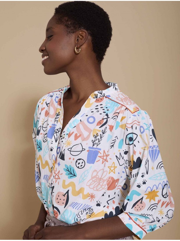 Blusa algodón