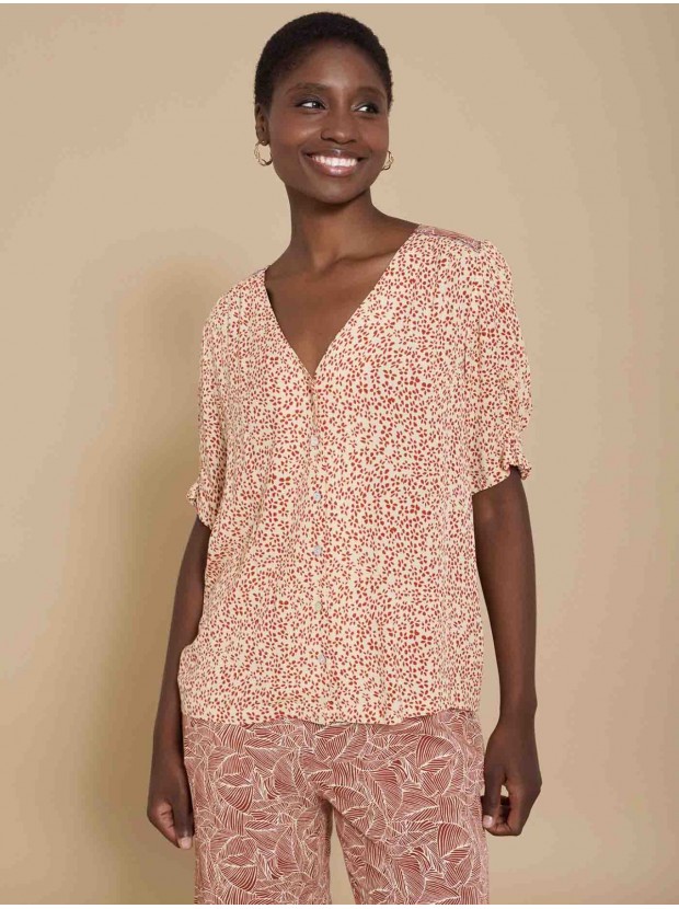 Blusa estampada flores