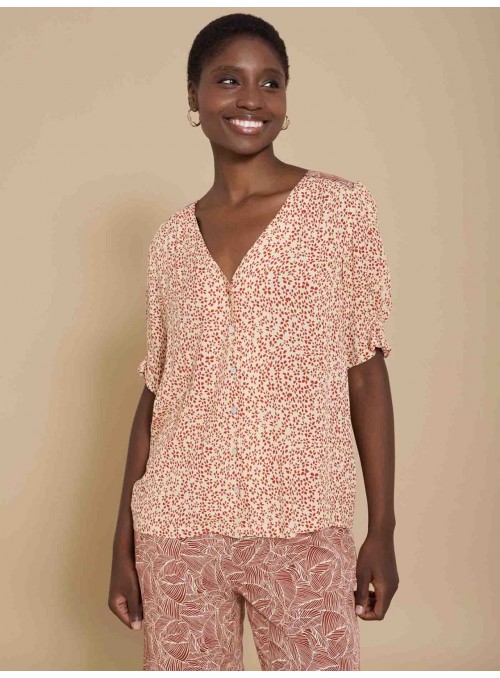 Blusa estampada flores