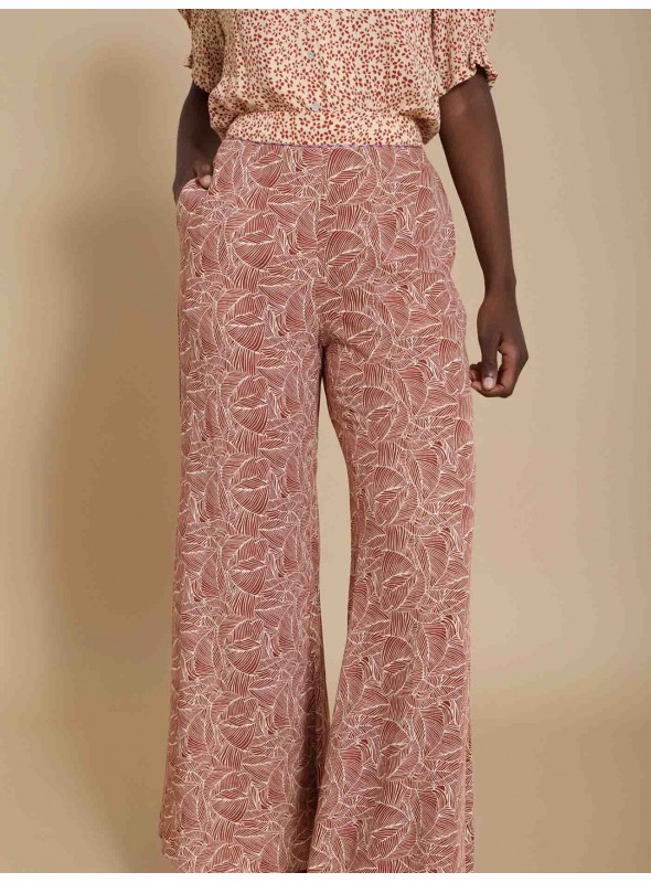 Pantalón bámbula estampado