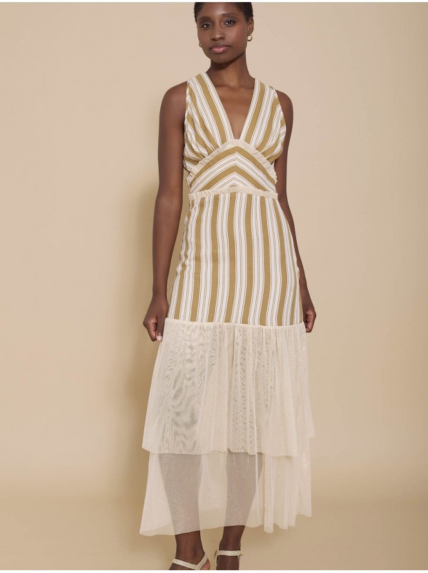 Vestido viscosa tirantes