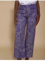 Pantalón denim strass