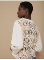 Jersey con espalda guipur