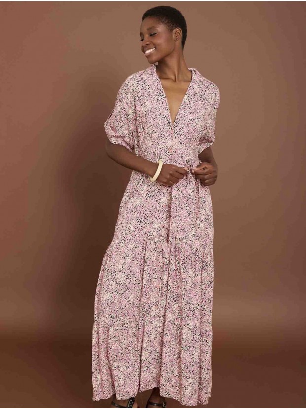 Vestido animal print