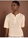 Jersey crochet manga volante