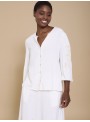 Blusa con bordado manga