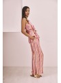 Pantalón fluido con bordado