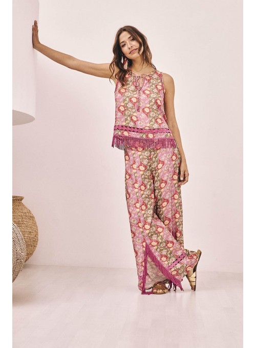 Top estampado