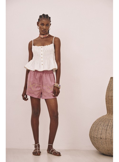 Short bordado