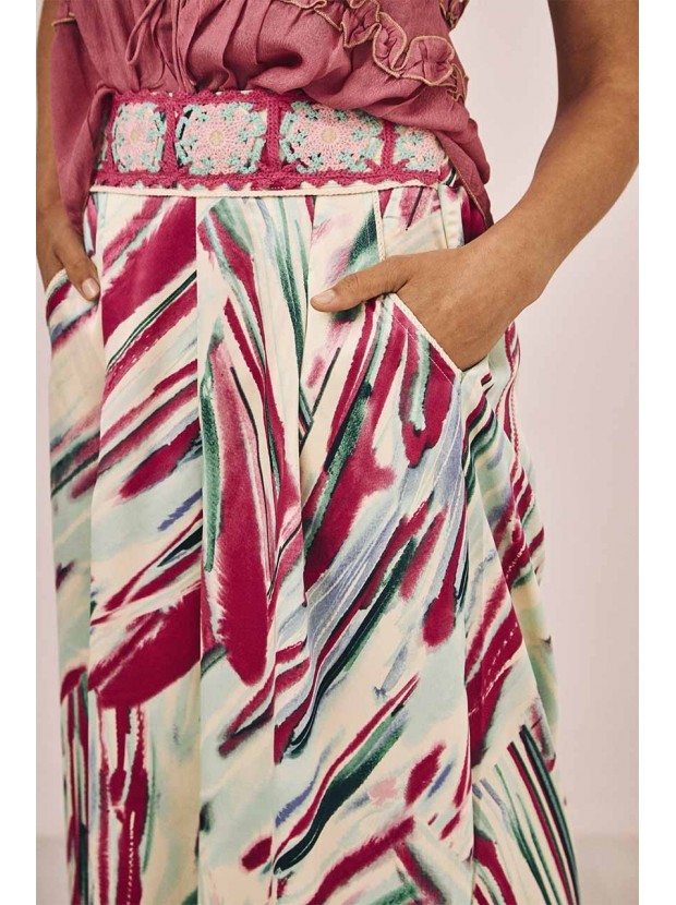 Pantalón estampado