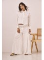 Pantalón algodón con detalle cintura