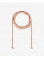 Choker largo flor