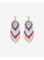 Pendientes piedras mix colores