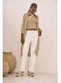 Top halter punto calado