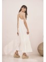 Vestido largo viscosa tirantes