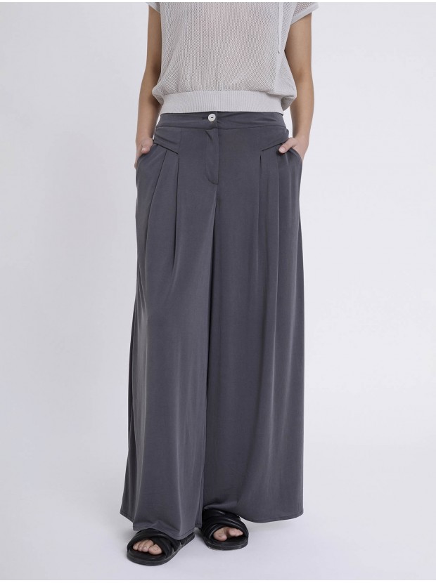 Pantalón modal palazzo