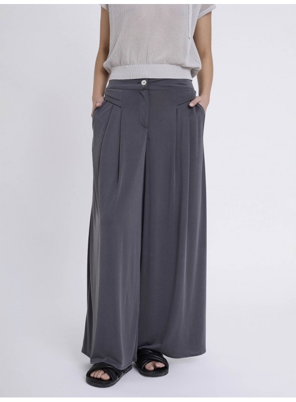Pantalón modal palazzo