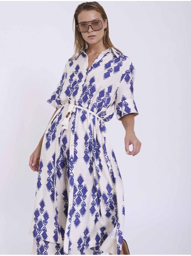 Kaftan estampado
