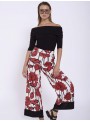 Pantalón estampado flores