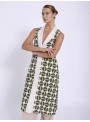 Vestido cuello solapa