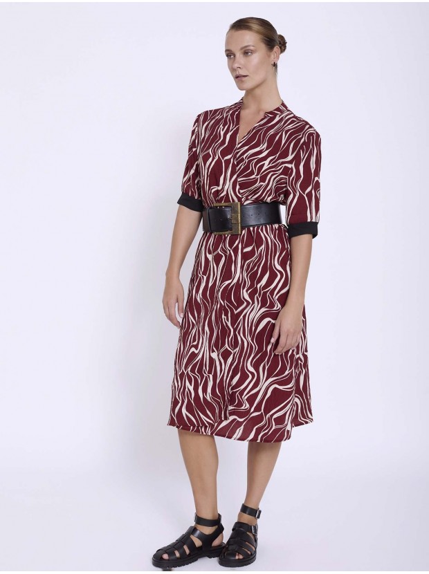 Vestido cruzado