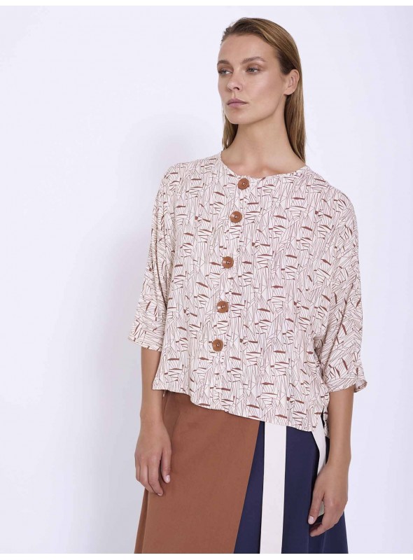 Blusa manga murciélago