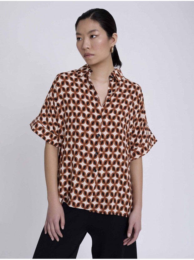 Camisa bimateria