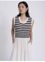 Vestido bimateria