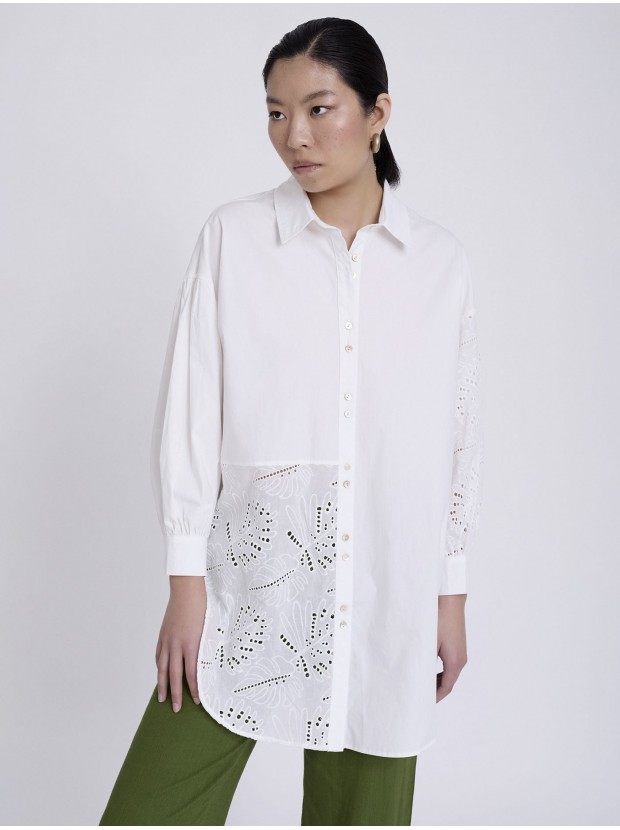 Camisa combinada