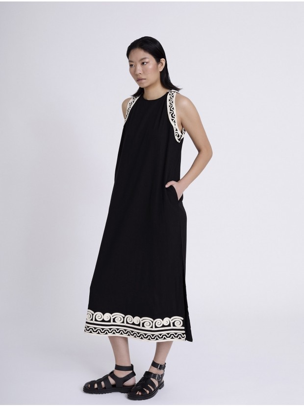 Vestido largo tirantes