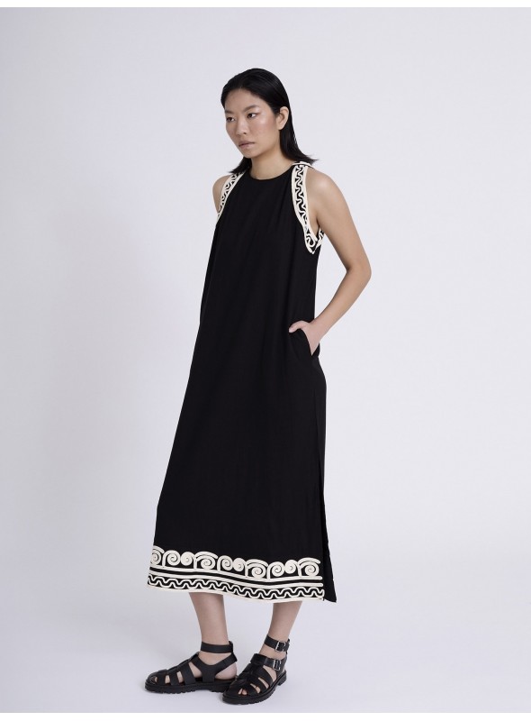 Vestido largo tirantes