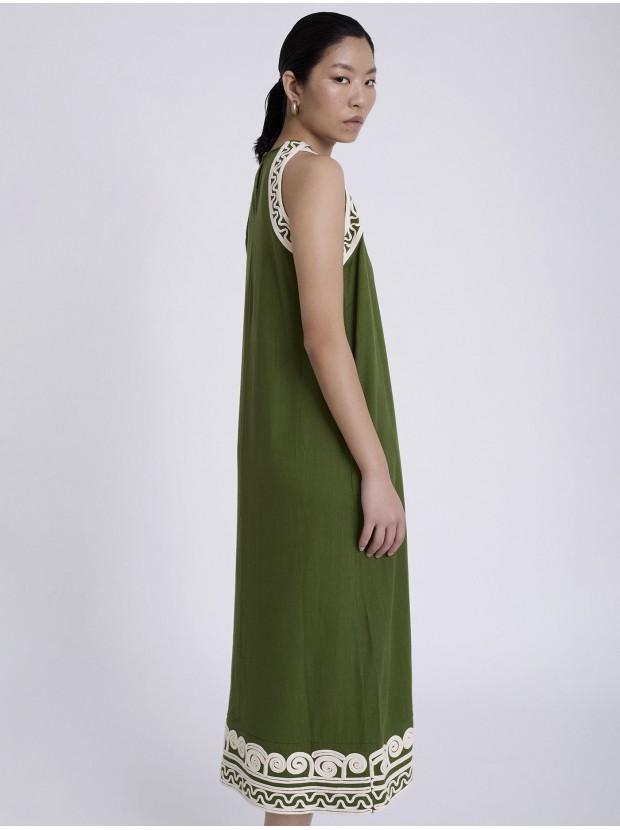 Vestido largo tirantes