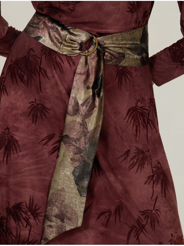 Fajín en tejido irisado