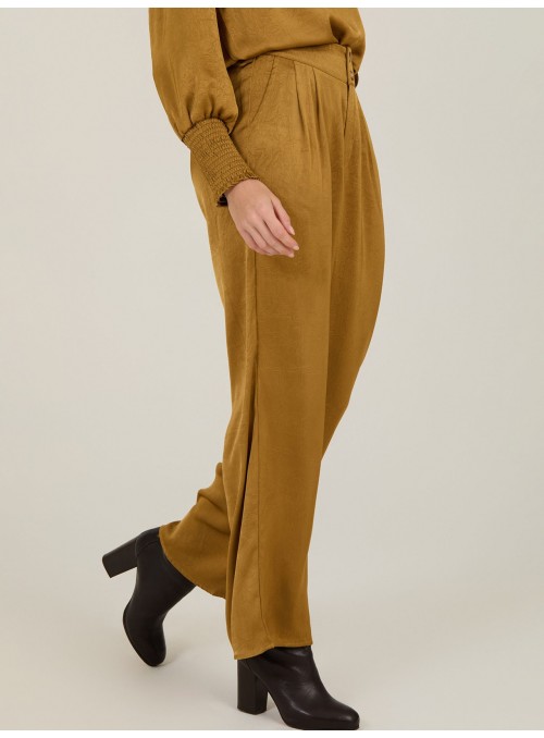 Pantalón palazzo satinado