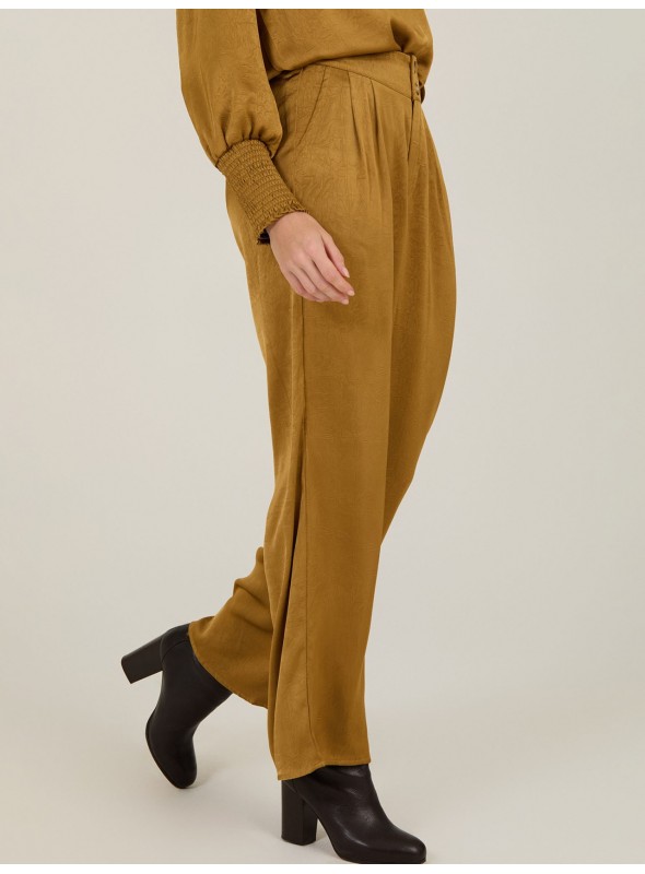 Pantalón palazzo satinado