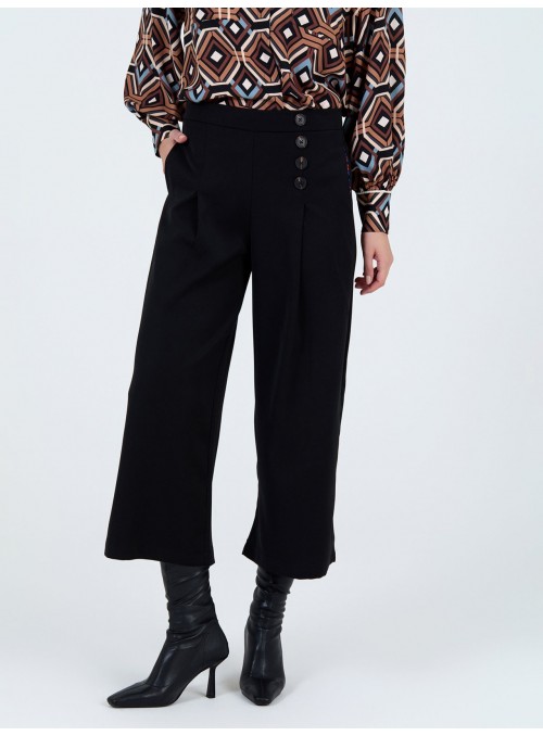 Pantalón ancho botones