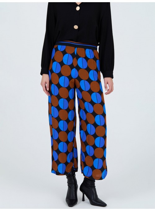 Pantalón estampado círculos