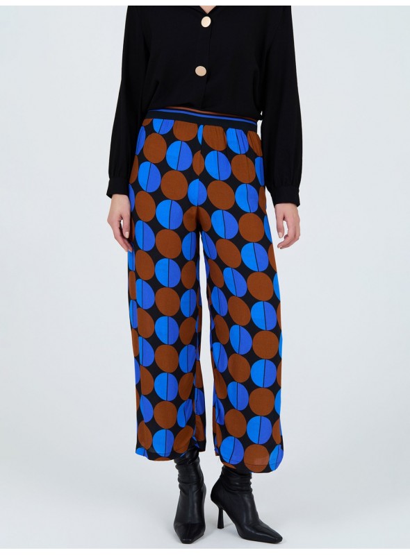 Pantalón estampado círculos