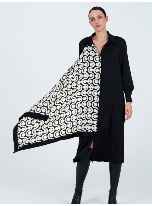 Vestido camisero pañuelo