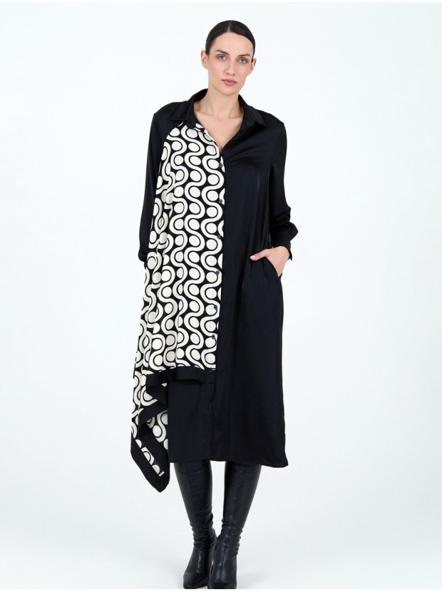 Vestido camisero pañuelo