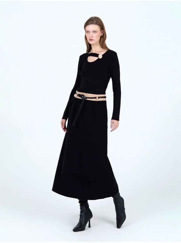 Falda bimateria tubo