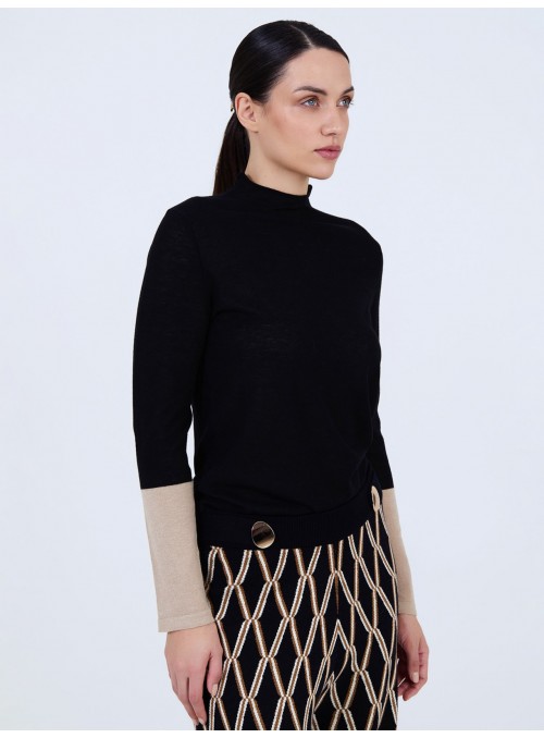 Jersey intarsia manga